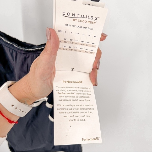 Contours Ruffled Strapless Tummy-Control One-Piece Swimsuit - Picture 8 of 16